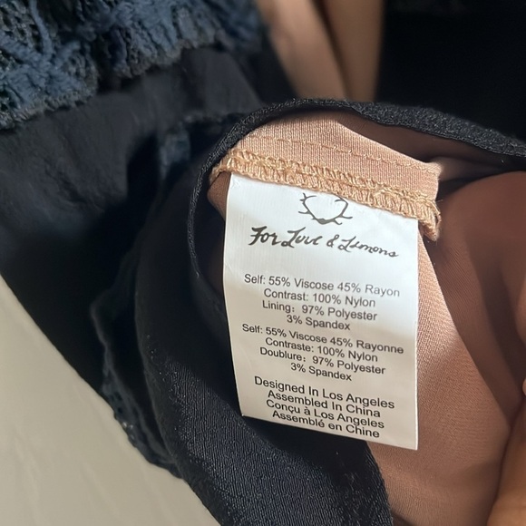 Cocktail Lace-Up Mini Dress Witch Whimsigoth LBD Romantic Lola Rose Sexy Lace - Picture 11 of 13